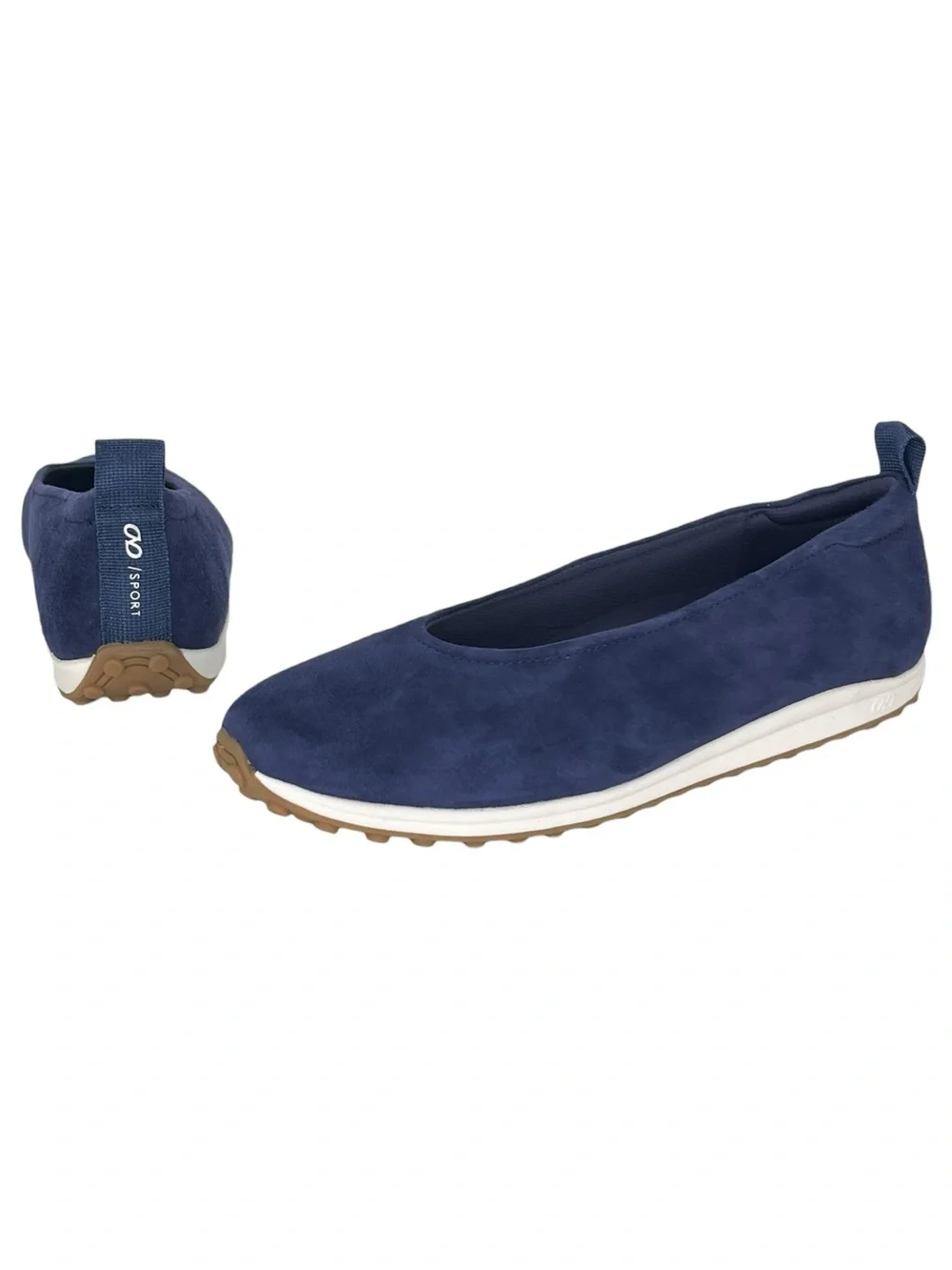 Naturalizer Carla Blue Suede Leather Womens Loafers Size 9.5M